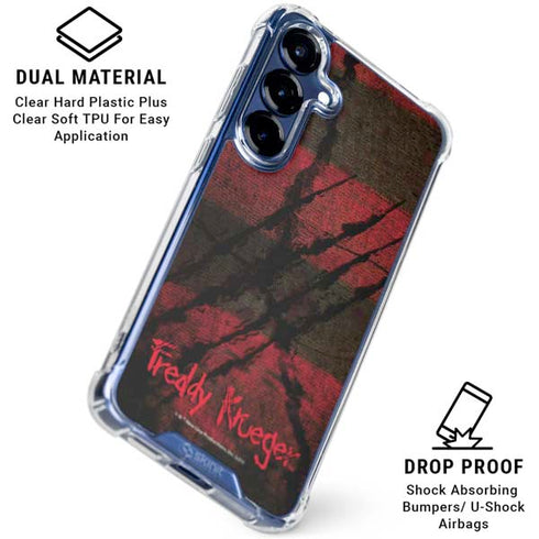 Nightmare on Elm Street Freddy Krueger Scratch Galaxy S25 Clear Case